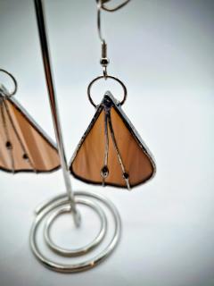 Photo de l'article Boucles d'oreilles en vitrail