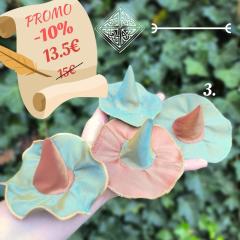 Picture of the product PROMO -10% “Witch Hat” Hair Clip - 3. Green with golden point