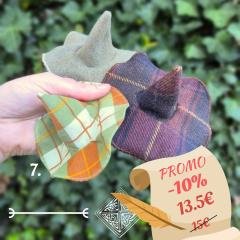 Picture of the product PROMO -10% “Witch Hat” Hair Clip - 8. Kaki wool