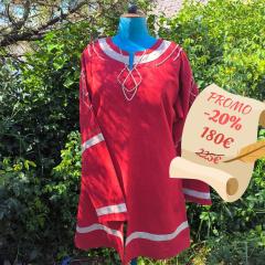 Photo de l'article PROMO -20% Tunique Viking Rouge Brodée