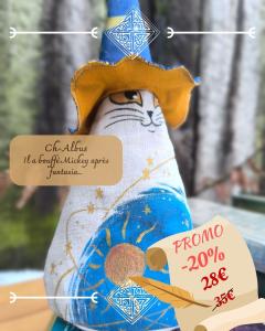 Photo de l'article PROMO -20% Chagicien celeste - chat blanc