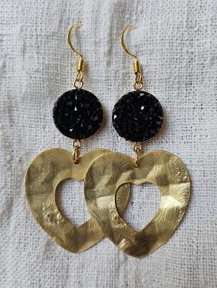 Photo de l'article Boucles d'oreilles cœur cristal autrichien