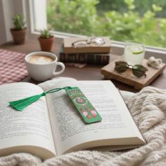 Photo de l'article Marque-page en bois S - Dot Art - Jardin Nomade