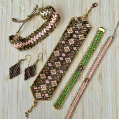 Picture of the product Atelier bijou en tissage de perles Miyuki