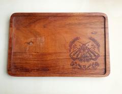 Photo de l'article Planche de présentation pyrogravée à la main