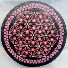 Photo de l'article Mini-tabouret décoratif - Taille M - Fleur de Sakura