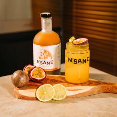 Photo de l'article N’Sane Fruit de la Passion & Vanille, 0 % alcool, 70 cl