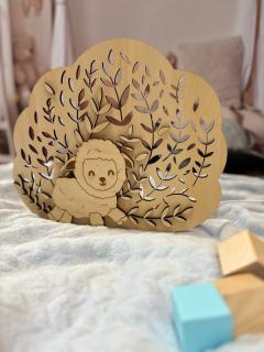 Lampe d’ambiance enfant en bois naturel – décoration lumineuse pour nouveau-né, idée cadeau bébé durable et fait main en Belgique sur Wimzzi / Houten sfeerlicht voor kinderkamer – natuurlijke verlichting voor pasgeborene, duurzaam Belgisch handgemaakt babycadeau op Wimzzi / Natural wooden nursery mood light – ambient decor lamp for newborn, sustainable Belgian handmade baby gift on Wimzzi