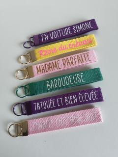 Photo de l'article Porte-clés lanière personnalisé