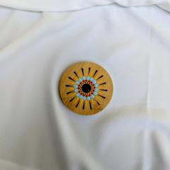 Photo de l'article Miroir de poche - Dot Art & Mandala - Aura Solaire