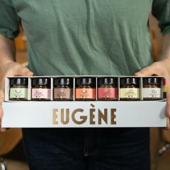 Pack découverte bougies artisanales Eugène – coffret cadeau fait main en Belgique, bougies naturelles parfumées pour ambiance chaleureuse / Ontdekkingspakket ambachtelijke kaarsen Eugène – Belgisch handgemaakt geschenk, natuurlijke geurkaarsen / Eugène discovery handmade candle set – Belgian artisan natural scented candle gift box