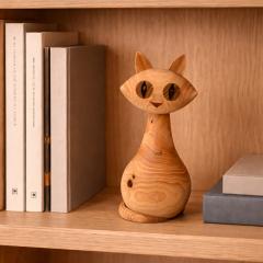 Photo de l'article Chats en bois tourné - Thuya