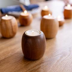 Picture of the product Turned Wooden Candle Holder
