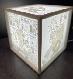Picture of the product Tintin boîte décorative 3D led