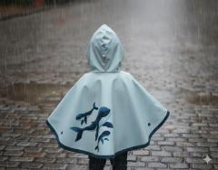 Picture of the product 2 years - Whales Rain Cape: softshell comfort & handmade charm