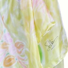 Picture of the product On sale  : -20% . Hand-painted silk scarf – 45x165 cm, rolled hem, steam-set colors