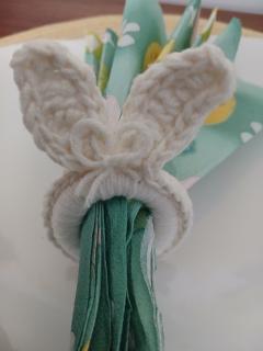 Photo de l'article Rond de serviette oreilles de lapin