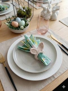 Photo de l'article Rond de serviette oreilles de lapin