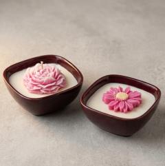 Photo de l'article Bougie à la rose