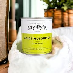 Bougie artisanale citronnelle – efficace et naturelle contre les moustiques / Ambachtelijke citronellakaars – effectief en natuurlijk tegen muggen / Handmade citronella candle – natural and effective against mosquitos