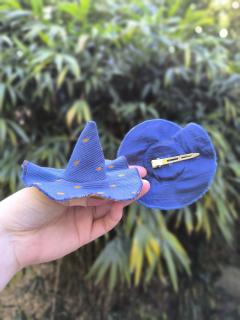 Photo de l'article 10. Bleu sorcier - pince à cheveux