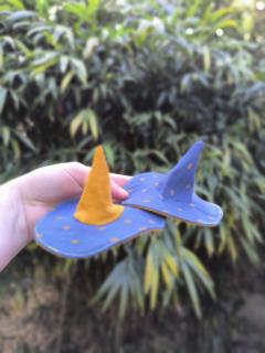 Photo de l'article 12. Jaune et bleu - Pince à cheveux