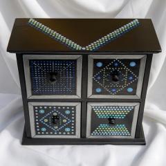 Picture of the product Upcycled mini-chest - Nordic Glow