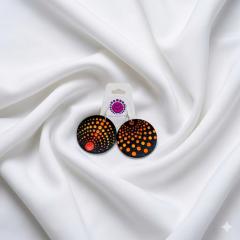 Picture of the product Dotty Dots" Wooden Earrings – Large Size - 2