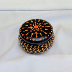 Picture of the product Upcycled Wooden Jewelry Box – Cosmos Mandarine