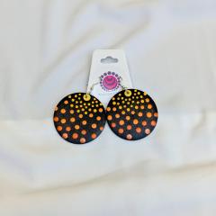 Picture of the product Dotty Dots" Wooden Earrings – Large Size - 18