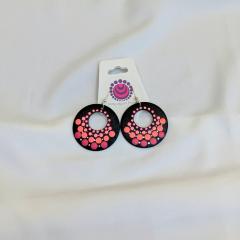 Photo de l'article Boucles d'oreille en bois "Dotty Dots" - Format small - 9