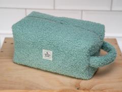 Foto van het artikel Vierkante teddy etui - muntgroen