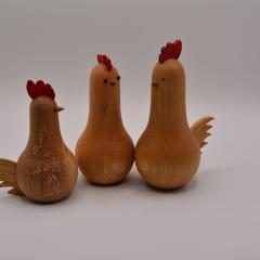 Picture of the product Wooden hens (large model)