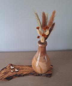 Photo de l'article Vase en bois local tourné.