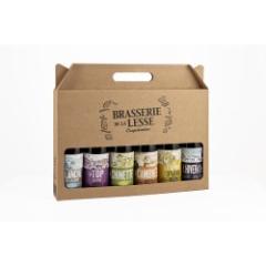 Picture of the product Pack Cadeau 6 bières artisanales Bio - Brasserie de La Lesse