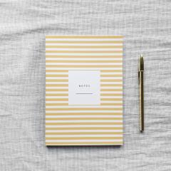 Picture of the product A5 Notebook with 120 blank pages – Soft cover YELLOW