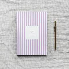 Photo de l'article Carnet A5 120 pages – Couverture souple & pages vierges LILA