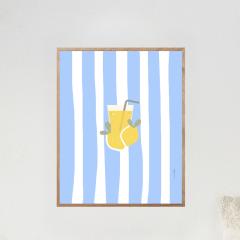 Picture of the product SUN POSTER To brighten your home - Poster + FSC-certified EU oak and glass frame