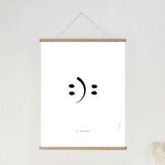 Picture of the product “YOU DECIDE” POSTER An invitation to see things differently - Poster + FSC-certified EU oak poster hanger