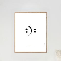 Picture of the product “YOU DECIDE” POSTER An invitation to see things differently - Poster + FSC-certified EU oak and glass frame