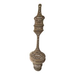 Foto van het artikel Marokkaanse Boho Hanglamp ,Lampe Tissage Marocain Boho , Moroccan Crochet Pendant Lamp