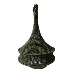 Foto van het artikel Marokkaanse Boho Hanglamp ,Lampe Tissage Marocain Boho ,	Moroccan Crochet Pendant Lamp