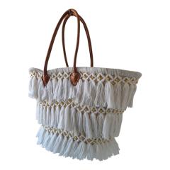 Picture of the product Handgeweven Marokkaanse Strandtas - Boho Shopper met Kwastjes