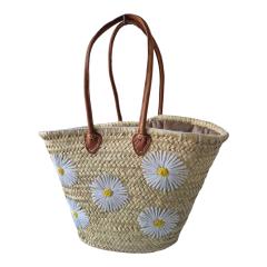 Photo de l'article Handgeweven Marokkaanse Strandtas - Boho Shopper met Kwastjes