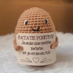 Foto van het artikel Positieve gehaakte patat – Handgemaakt troostcadeautje met lieve boodschap