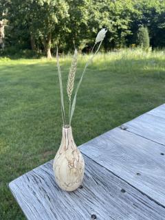 Photo de l'article Soliflore en bois échauffé - petite quille