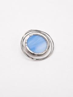 Foto van het artikel Broche van gebrandschilderd glas