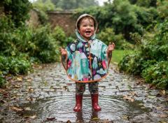 Picture of the product Jungle Rain Cape: softshell comfort & handmade charm