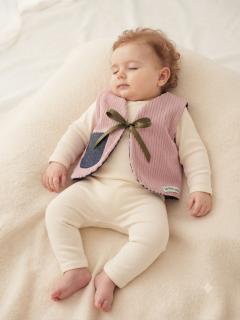 Foto van het artikel 6 maanden - Roze corduroy herdersvest.