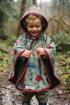 Picture of the product Mushroom Rain Cape: softshell comfort & handmade charm